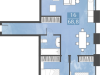 Схема квартиры в проекте "Лофт-квартал Aerolofts (Аэролофтс)"- #182294374