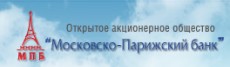 Логотип Московско-Парижский Банк