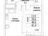 Схема квартиры в проекте "Битцевские холмы"- #1098247587