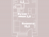 Схема квартиры в проекте "Fresh (Фрэш)"- #688766688