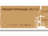 Схема квартиры в проекте "Купавино"- #521397475