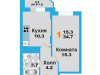 Схема квартиры в проекте "Лобня Сити"- #826727007