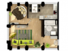 Схема квартиры в проекте "Loft 17 (Лофт 17)"- #441275633