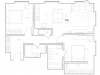 Схема квартиры в проекте "Residence Hall Шаболовский"- #1244422309