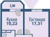 Схема квартиры в проекте "Солнечная долина"- #332979083