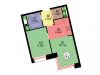 Схема квартиры в проекте "Wellton Park Новая Сходня"- #178852588