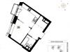 Схема квартиры в проекте "Wellton Towers"- #1627565457