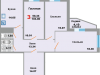 Схема квартиры в проекте "Зеленая Москва"- #899886431